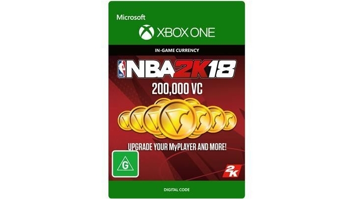 NBA 2K18 200k Voucher Card - Xbox One
