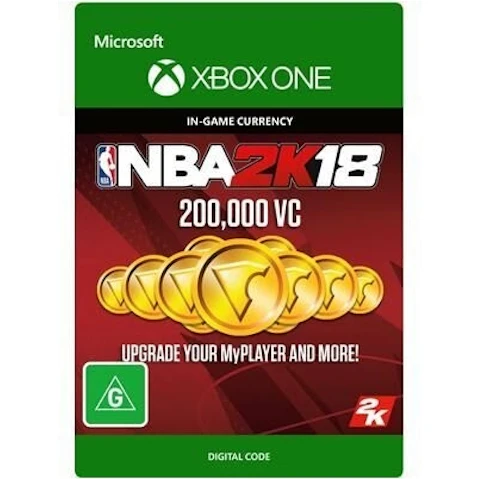 NBA 2K18 200k Voucher Card - Xbox One