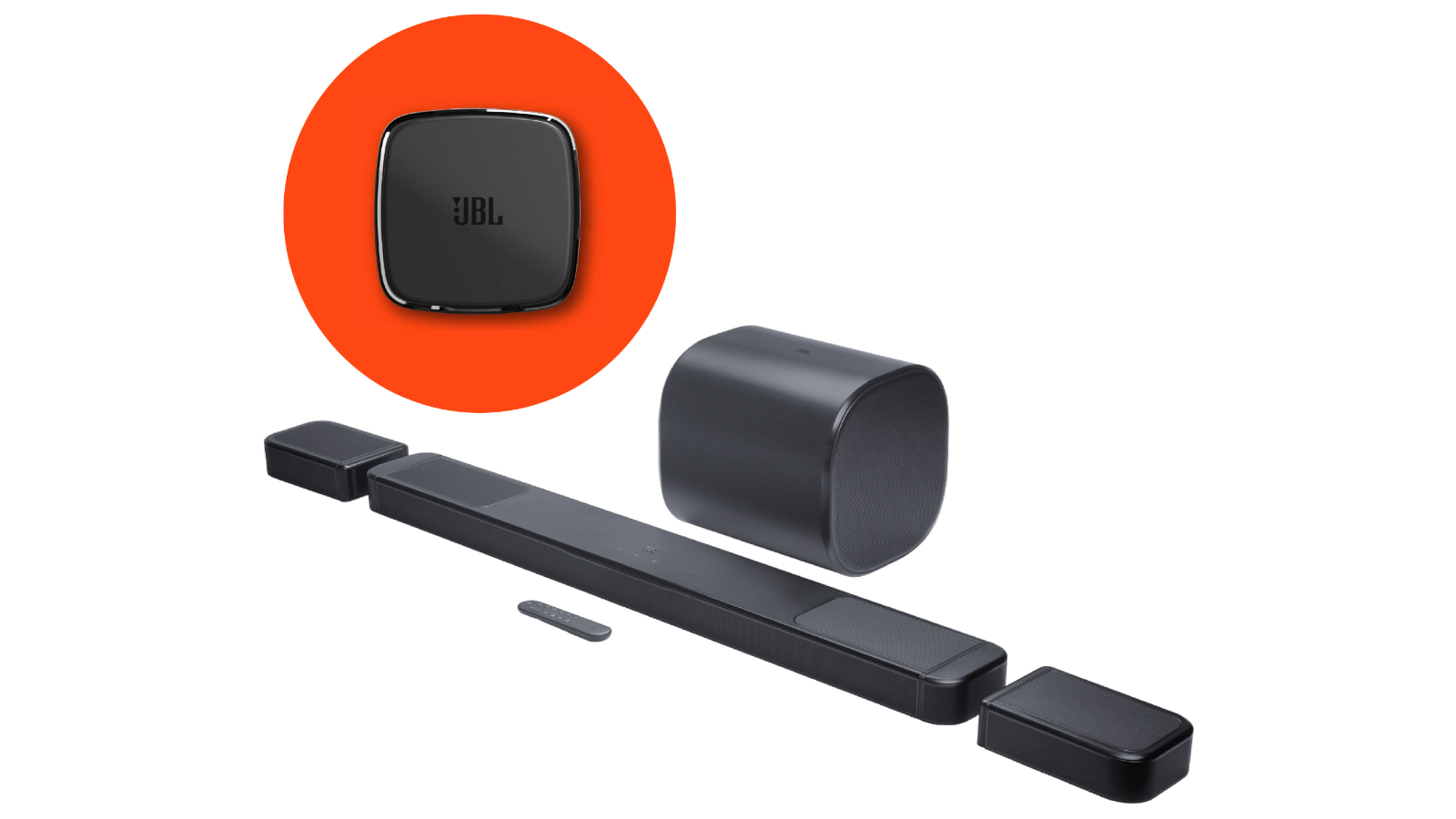 JBL Bar 1300MK2 11.1.4 Channel Dolby Atmos Wireless Soundbar with One Commander Box and Detachable Surround Speakers - Black