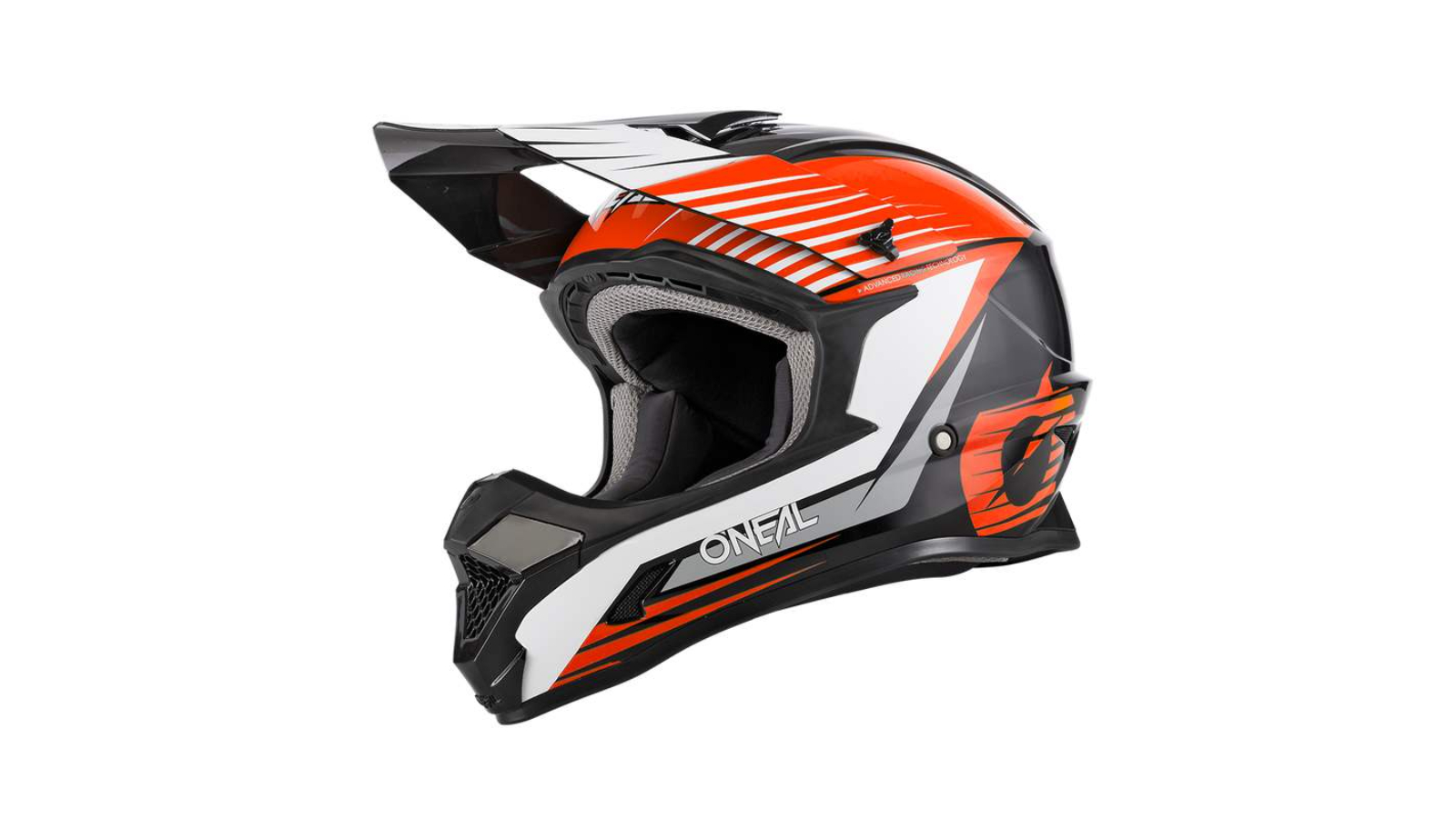 O'Neal 1 Series Stream Motocross Enduro MTB Helm Schwarz/gelb 2023