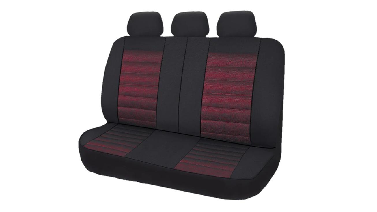 My Car Size 06/08S Universal Opulence Rear Seat Cover - Red