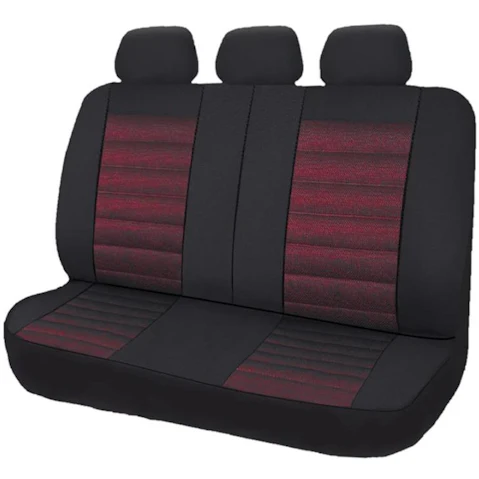 My Car Size 06/08S Universal Opulence Rear Seat Cover - Red