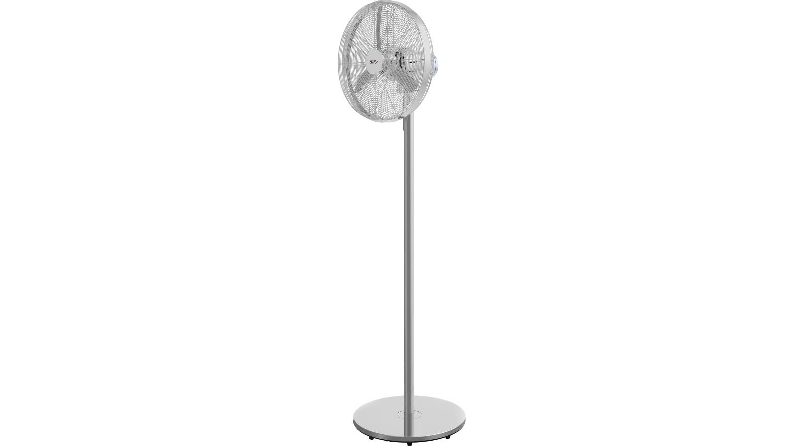 Omega Altise 40cm Slimline Pedestal Fan Brushed Chrome Harvey Norman