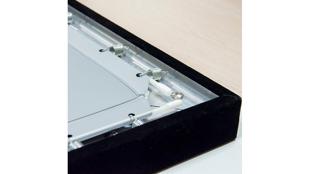 One Product 140-inch White PVC Fabric Fixed Frame Projector Screen for ...