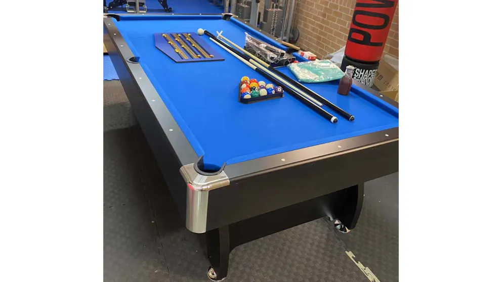 Ksports Pub Size Pool Table 8FT Snooker Billiard Table 2.5cm Table Top ...