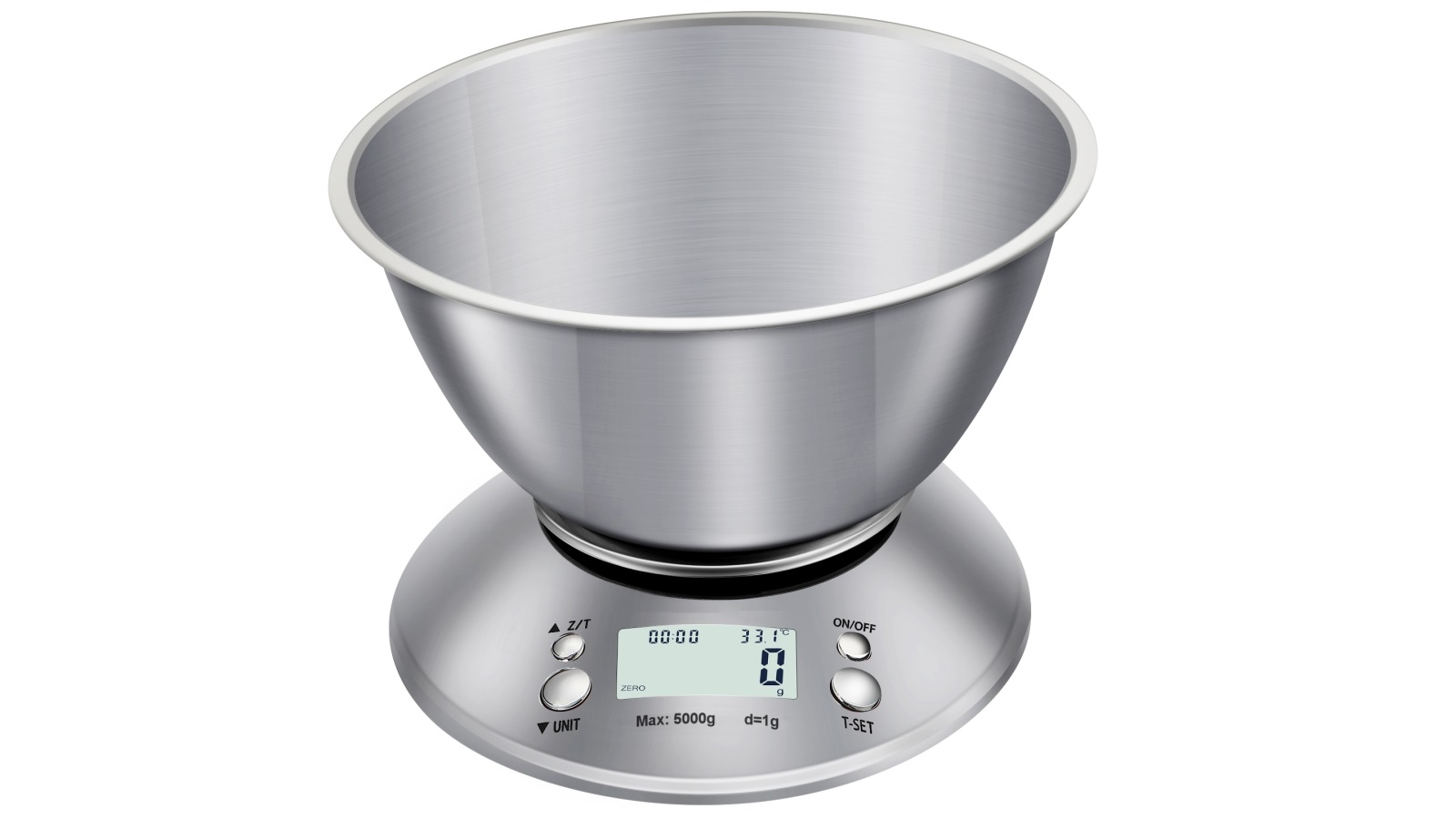 One Digital Kitchen Scale With Bowl Stainless Steel Harvey Norman   Opks009 One Digital Kitchen Scale With Bowl Stainless Steel 6 