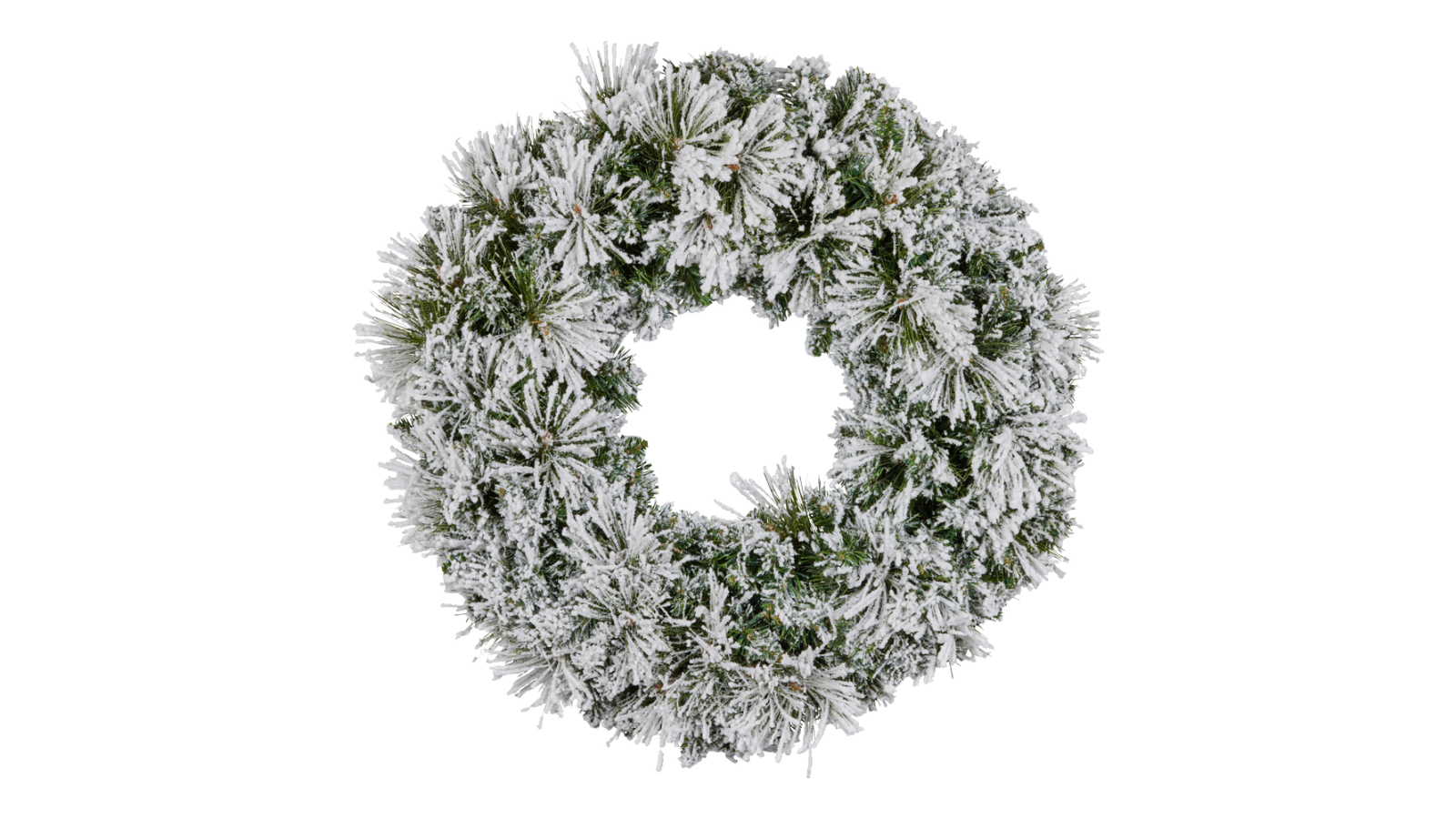 Klika Majestic Snow Christmas Wreath - 61cm