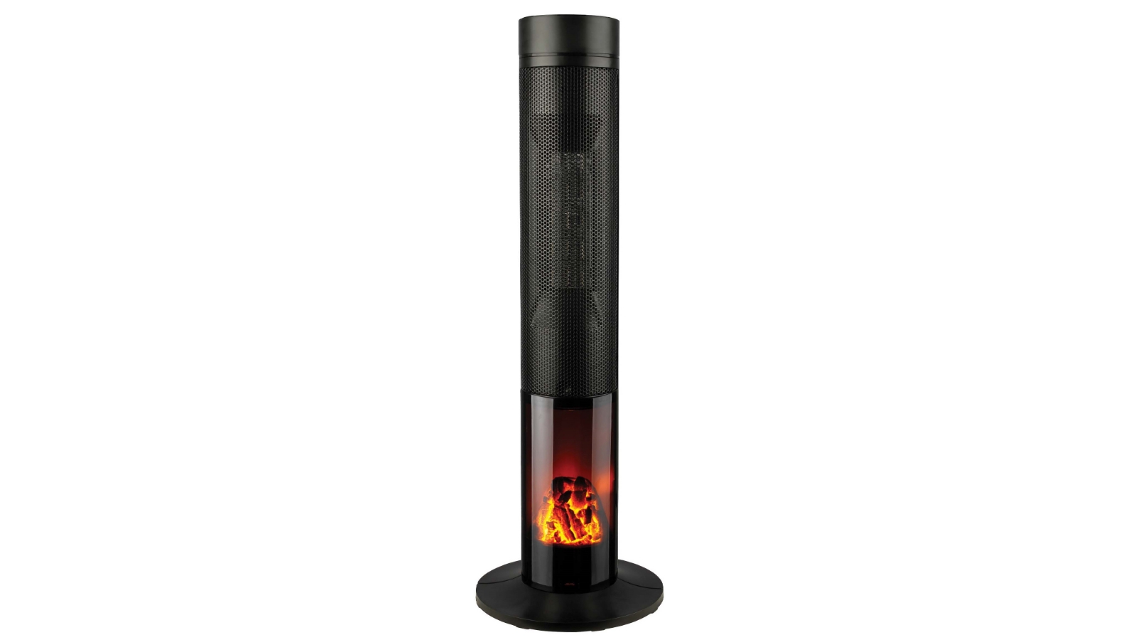 ONE 86cm 2000W Flame Effect Ceramic Tower Heater Harvey Norman