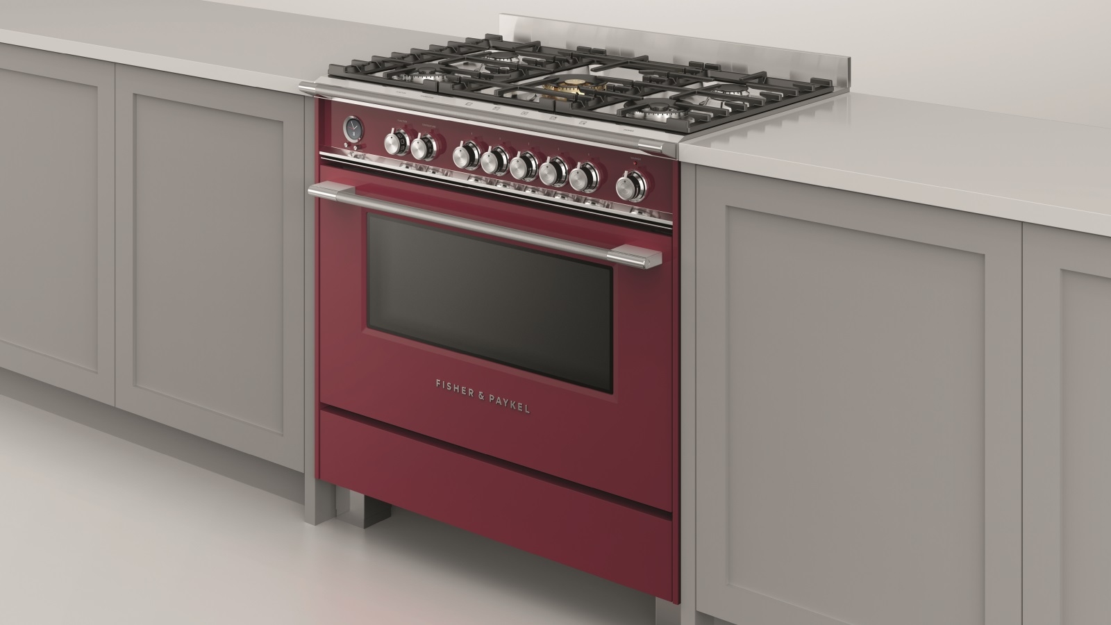 fisher & paykel 900mm pyrolytic dual fuel freestanding cooker