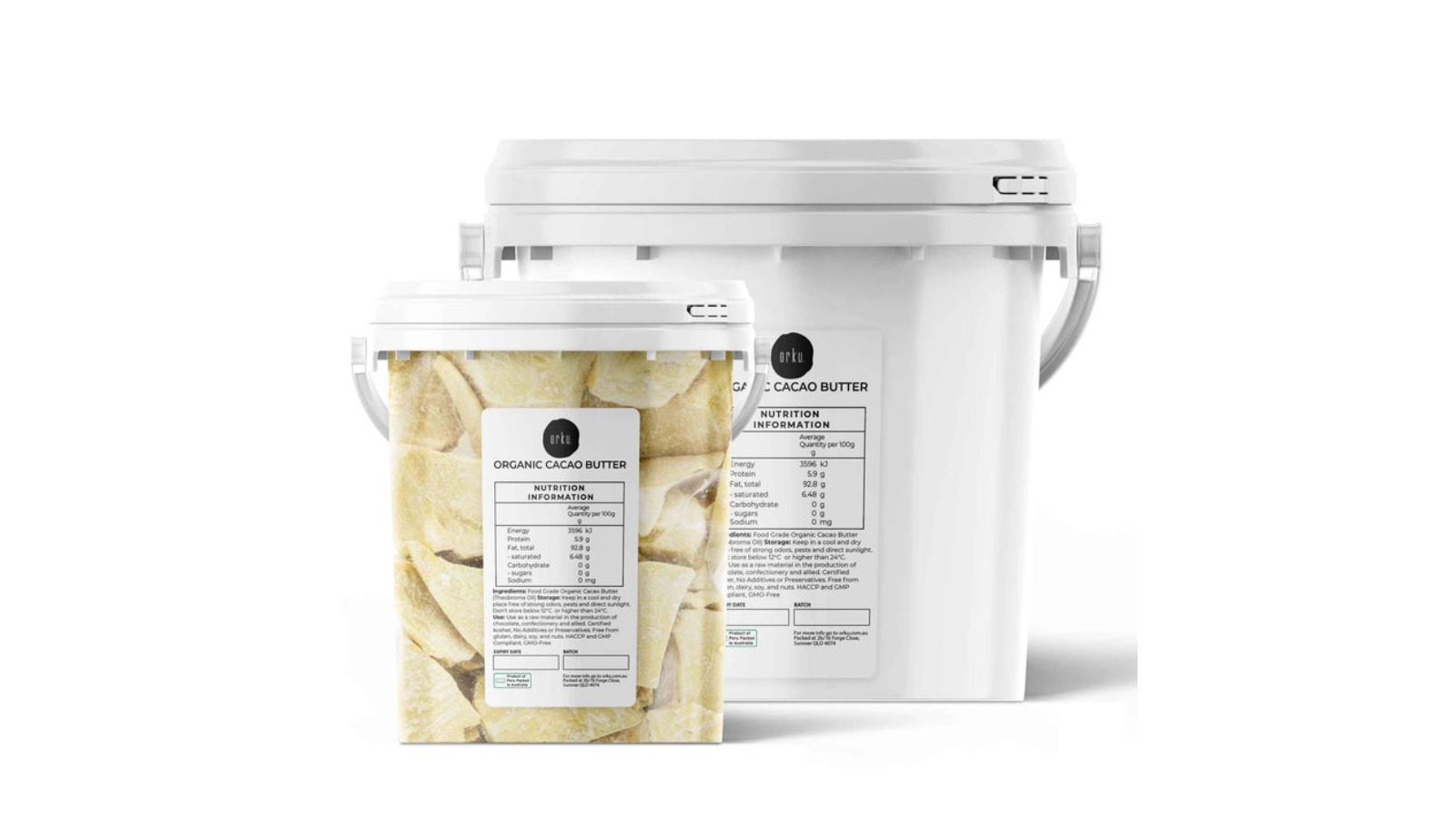 Orku Organic Cacao Butter Bucket