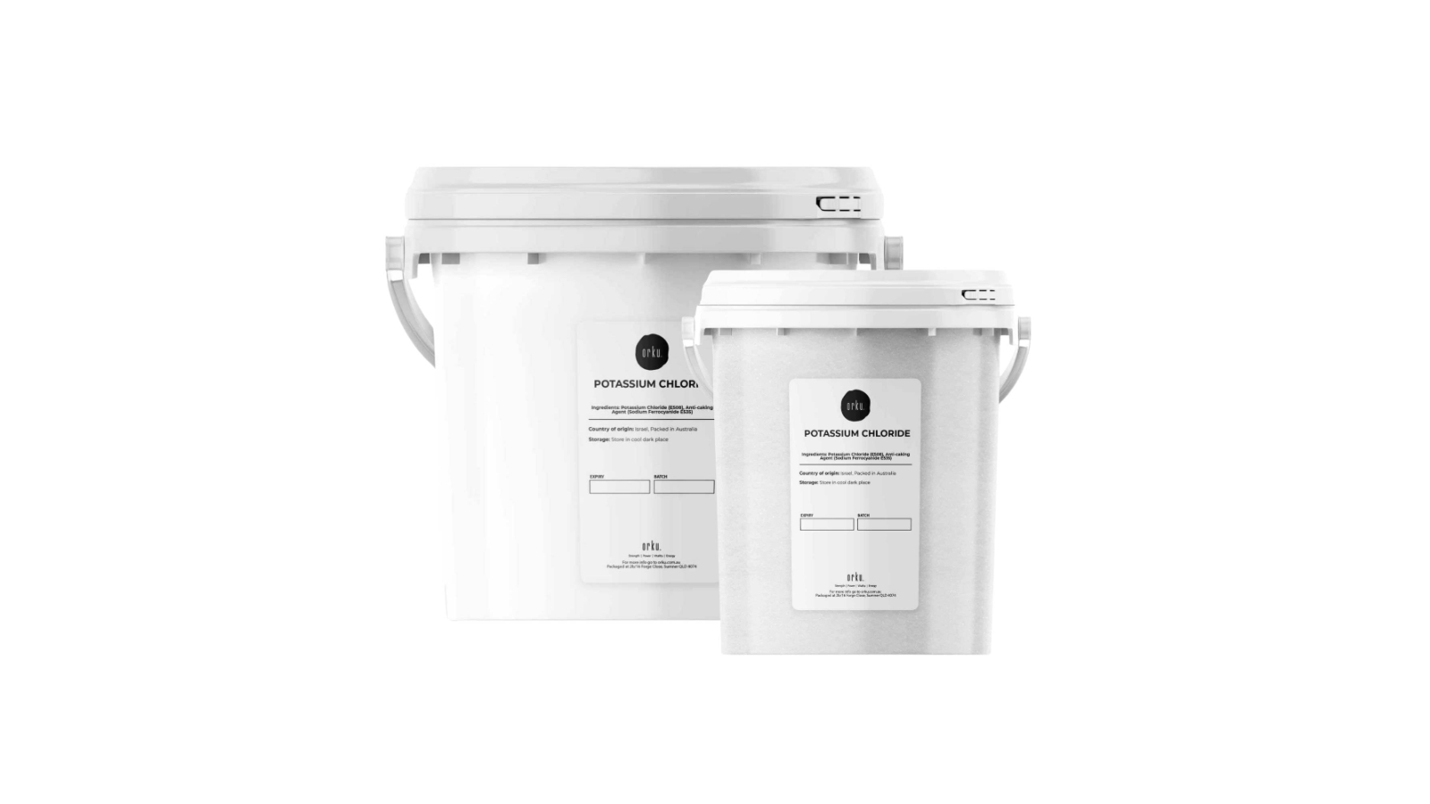 Orku Bulk Potassium Chloride Powder Tub