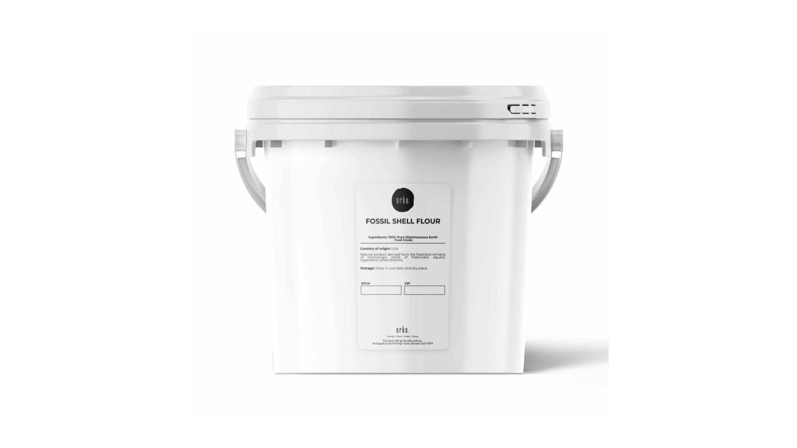 Orku Fossil Shell Flour Powder Tub - 300g