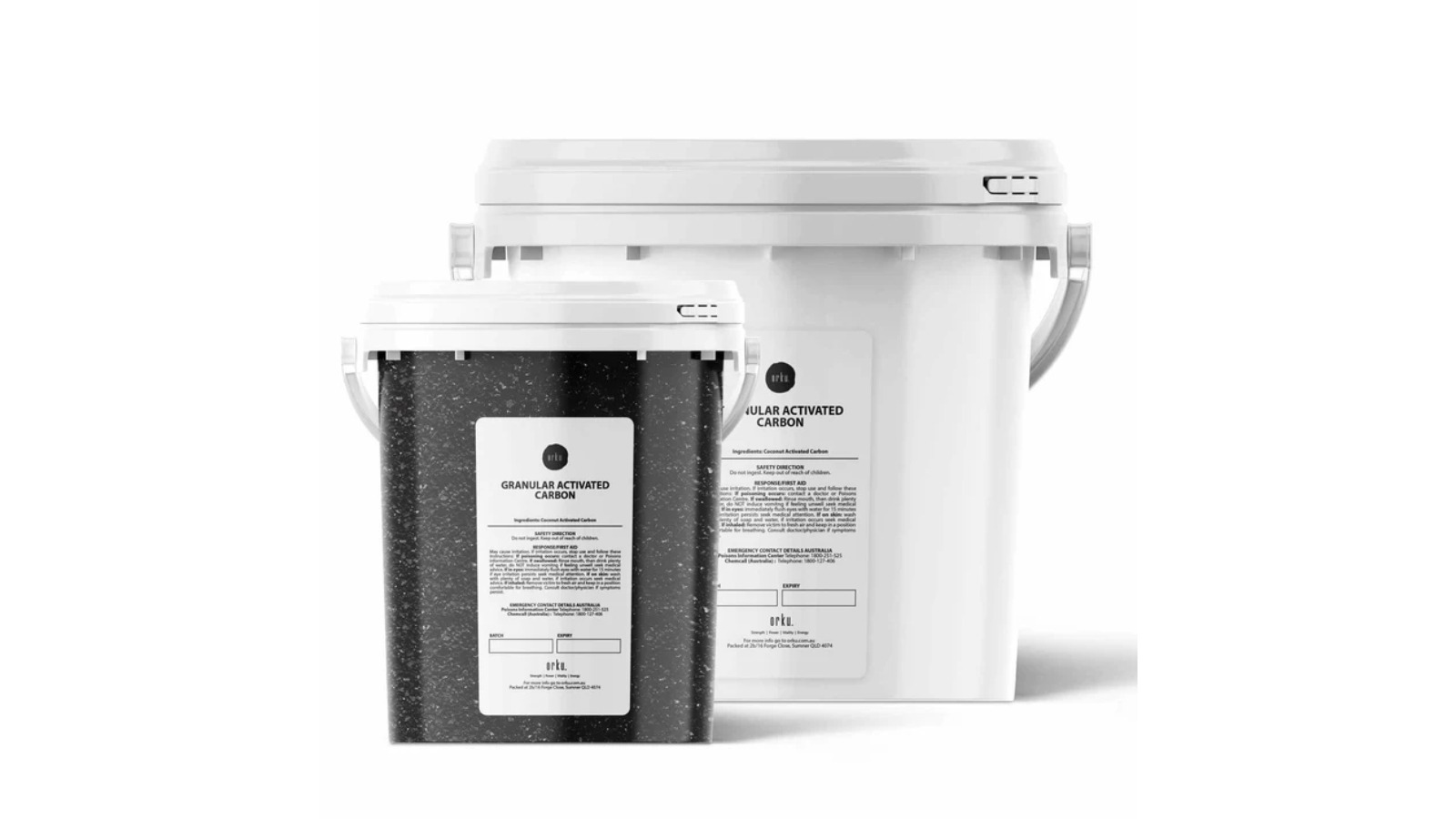 Orku Granular Activated Carbon Filtration Media Tub