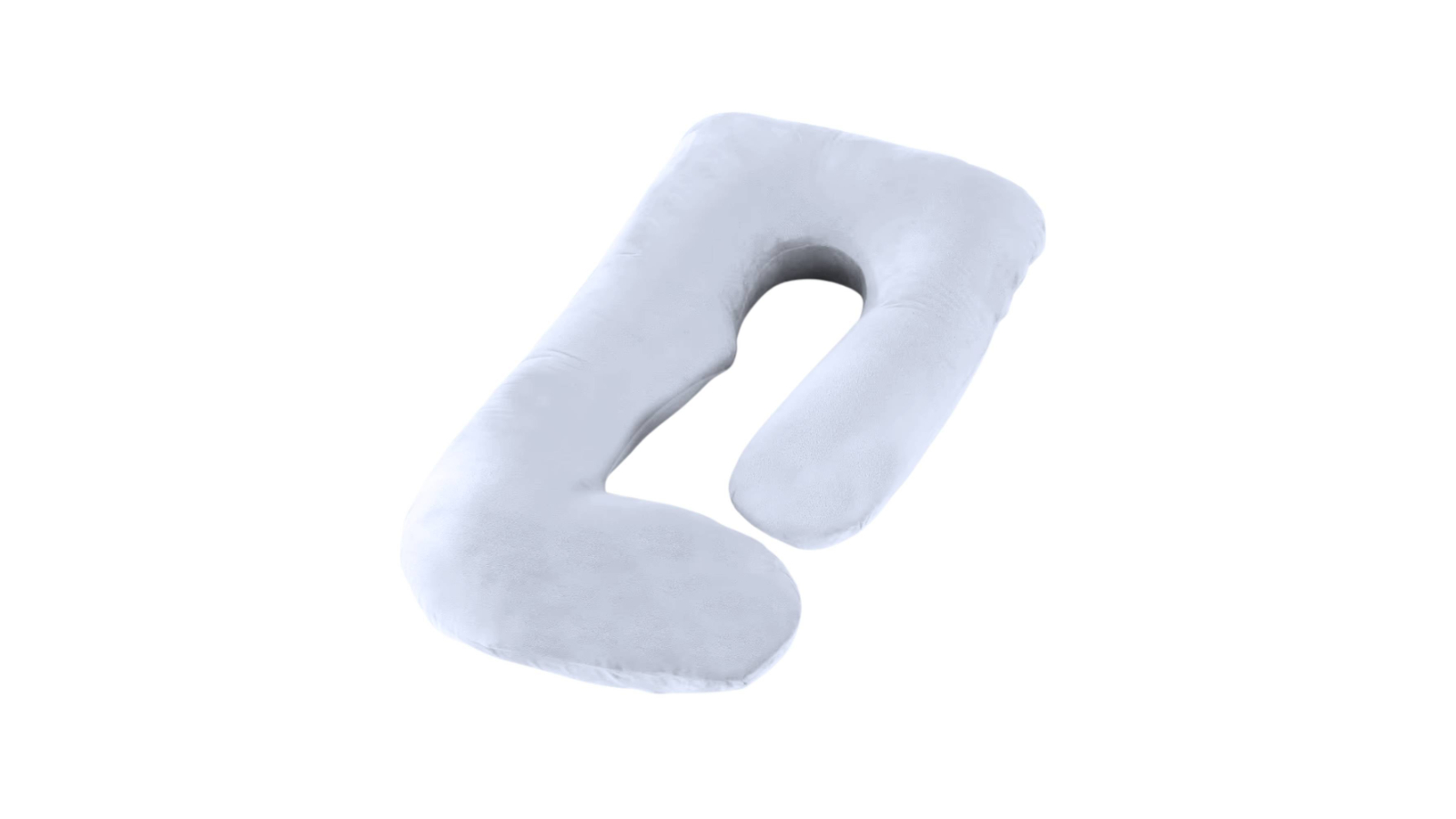 Orku J-Shaped Maternity Pregnancy Pillow for Side Sleeper - Grey