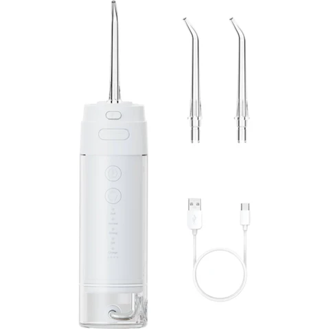 Orku Mini Water Flosser Rechargeable Oral Irrigator - White