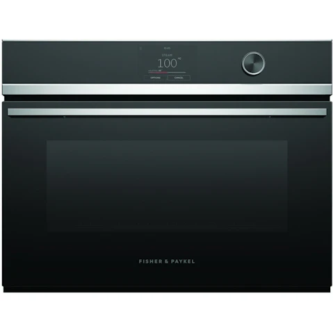 Fisher & Paykel 60cm Series 9 Contemporary Compact Combi-Steam Oven - Stainless Steel