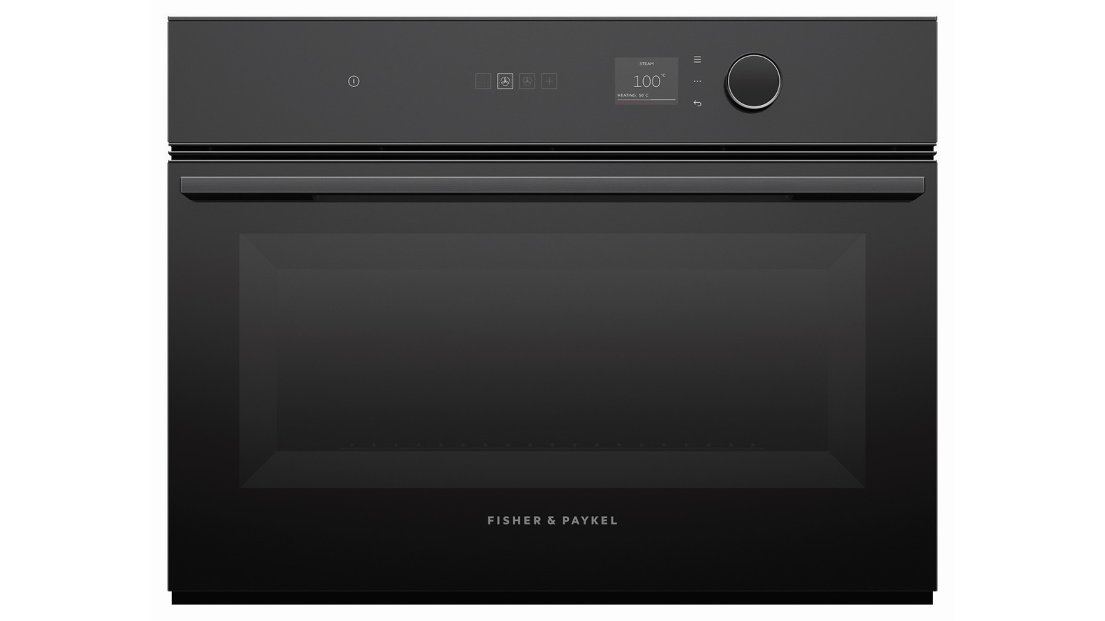 Fisher & Paykel 60cm Series 7 Minimal Compact Combi-Steam Oven - Black