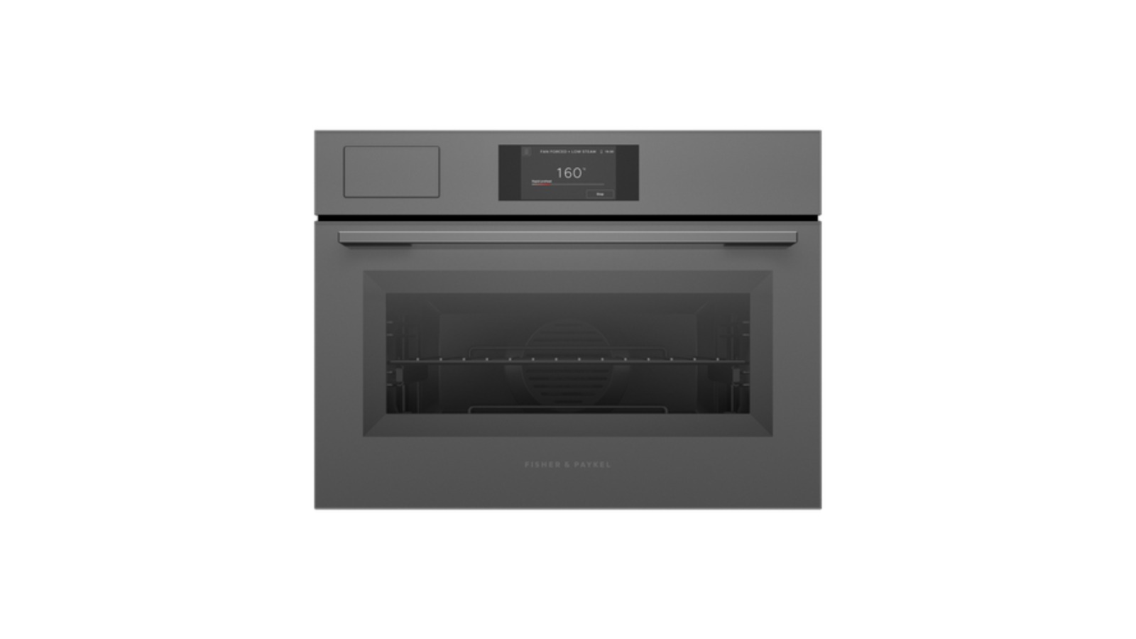 Fisher & Paykel 60cm Series 7 Compact Combi-Steam Oven - Grey Glass