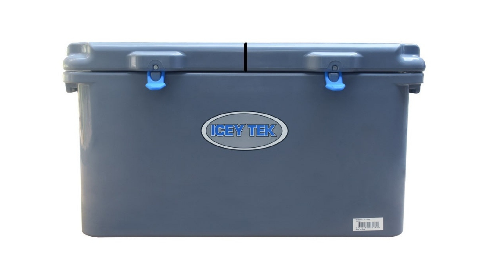 Icey Tek OS75GSLGRY Commercial Oneskin 75 Split Lid Cooler Box - Grey