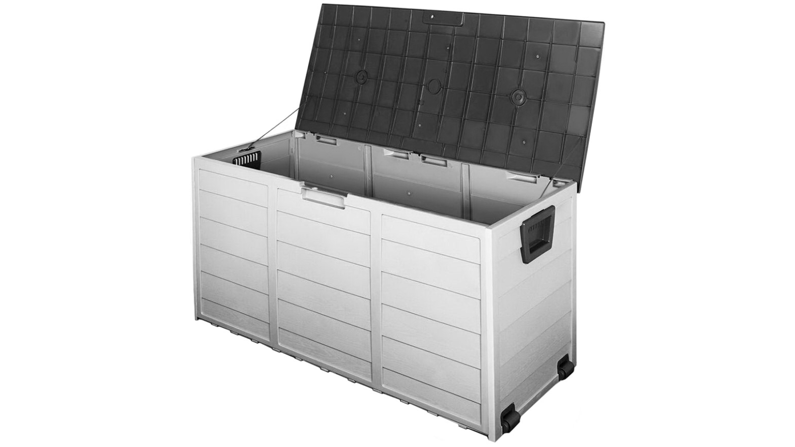 Gardeon 290L Outdoor Storage Box - Grey/Black
