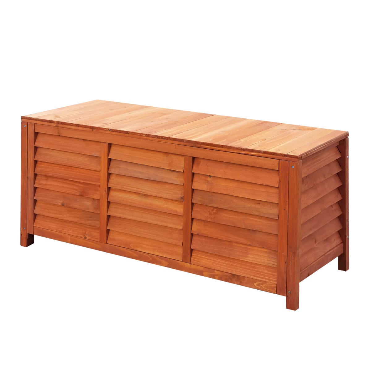 Livsip Outdoor 300kg Storage Box Garden Bench - Orange