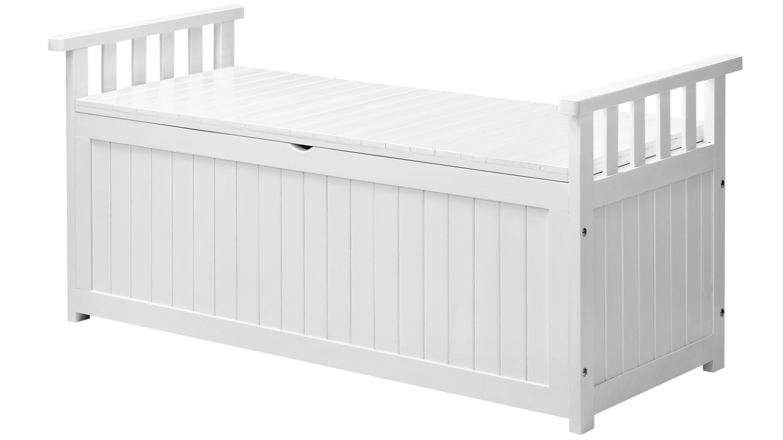 Livsip Outdoor Wooden Garden Storage Box - 129.5 x 60 x 53cm