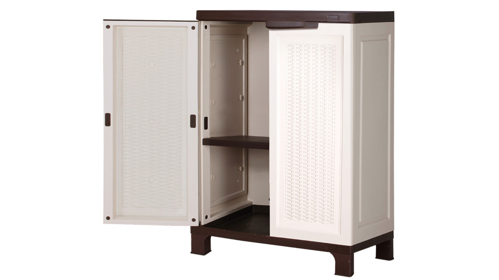 Livsip Outdoor Rattan Storage Cabinet - Beige