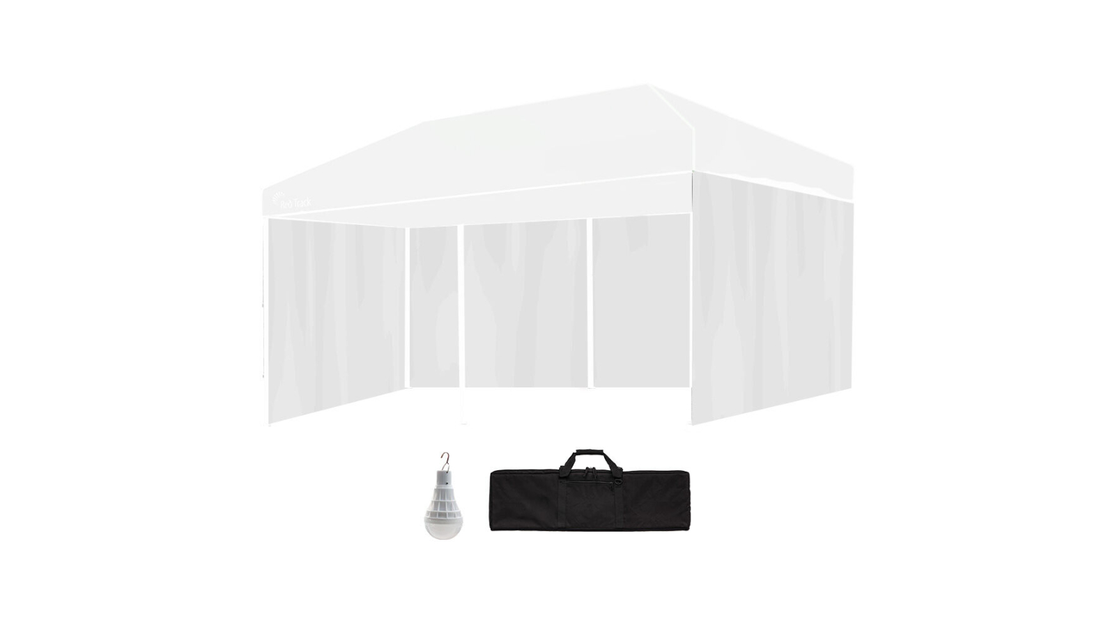 Red Track 6 x 3metre Gazebo Accessory Pack - White