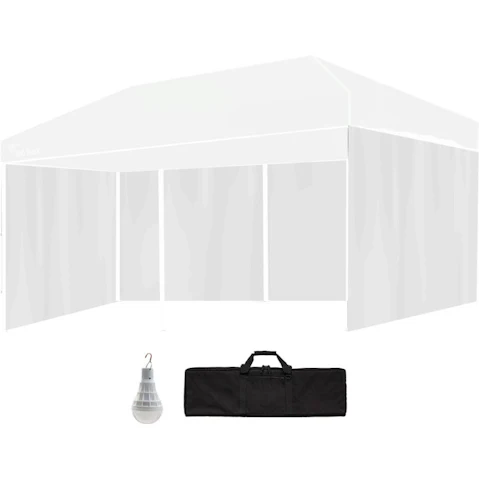 Red Track 6 x 3metre Gazebo Accessory Pack - White