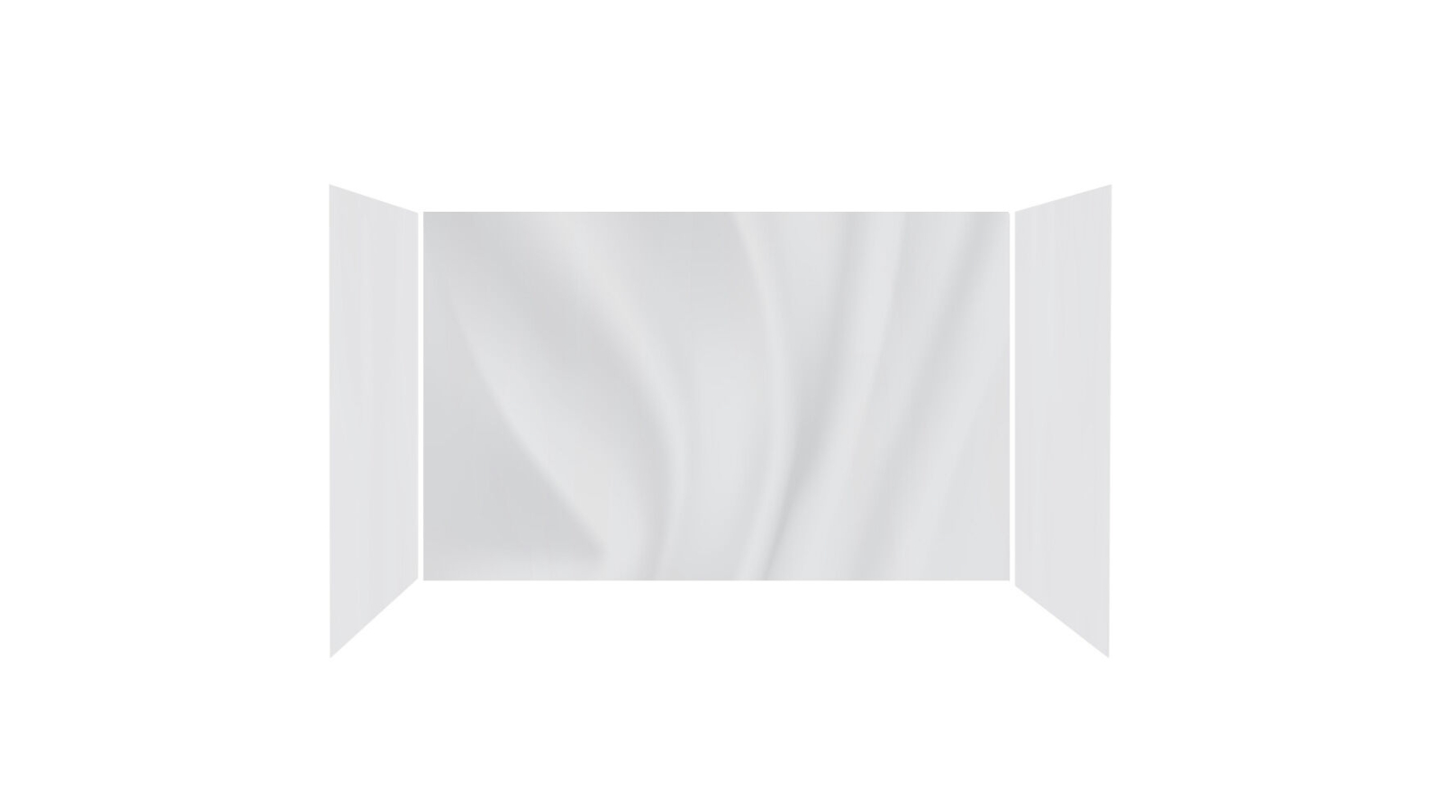 Red Track Pack of 3 Walls for 2.2 x 3.6metre Gazebo - White