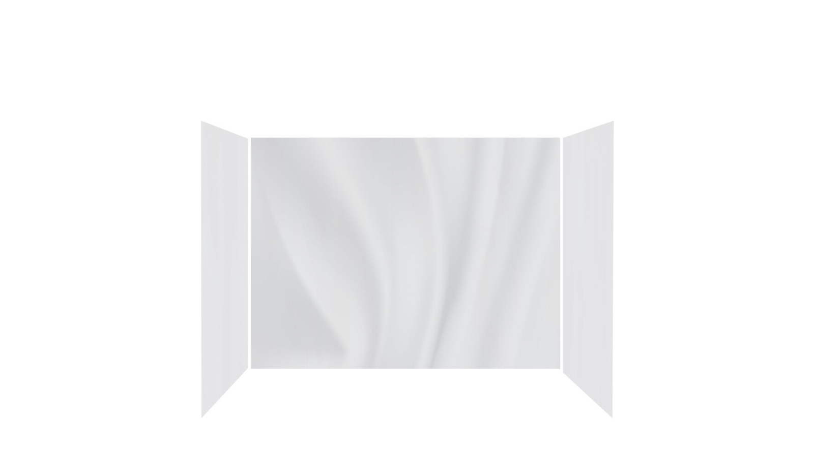 Red Track Pack of 3 Walls for 3 x 3metre Gazebo - White