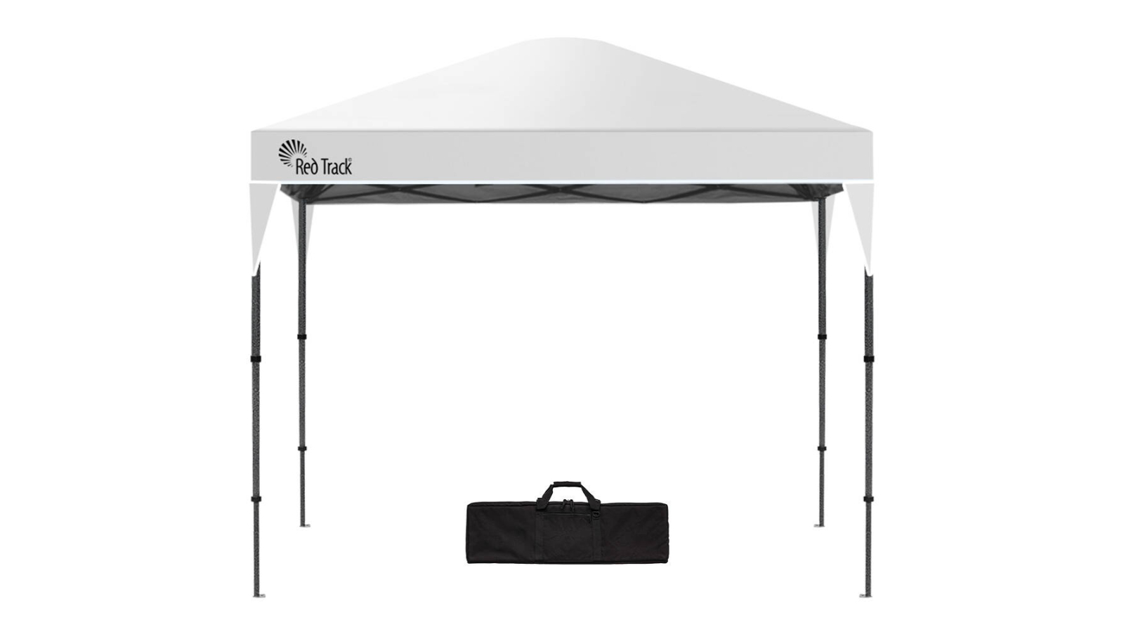 Red Track 3.6 x 2.2metre Folding Gazebo with Bag - White