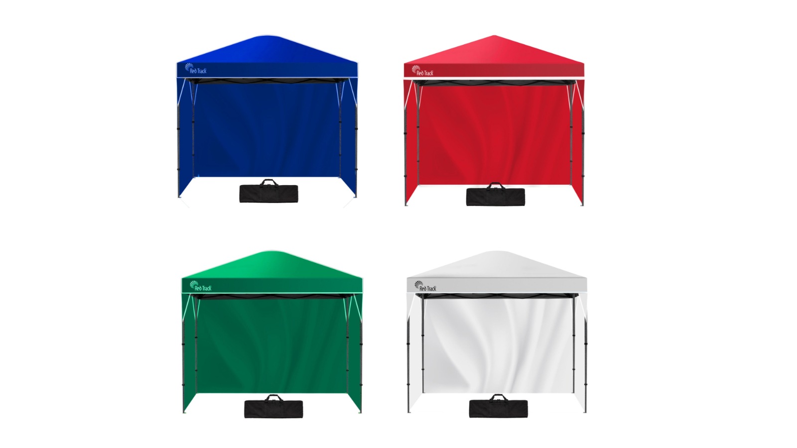Red Track 3.6 x 2.2metre Folding Gazebo with Wall Bag