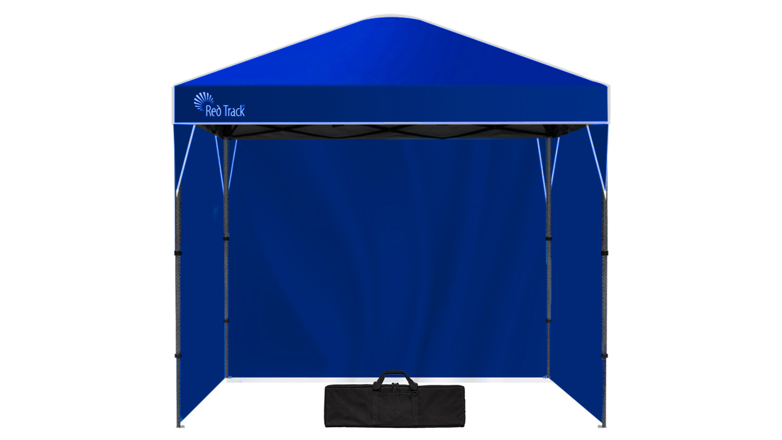 Red Track 3 x 3metre Folding Gazebo with Wall Bag - Blue