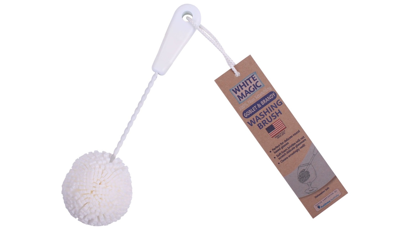 White Magic Goblet & Brandy Washing Brush