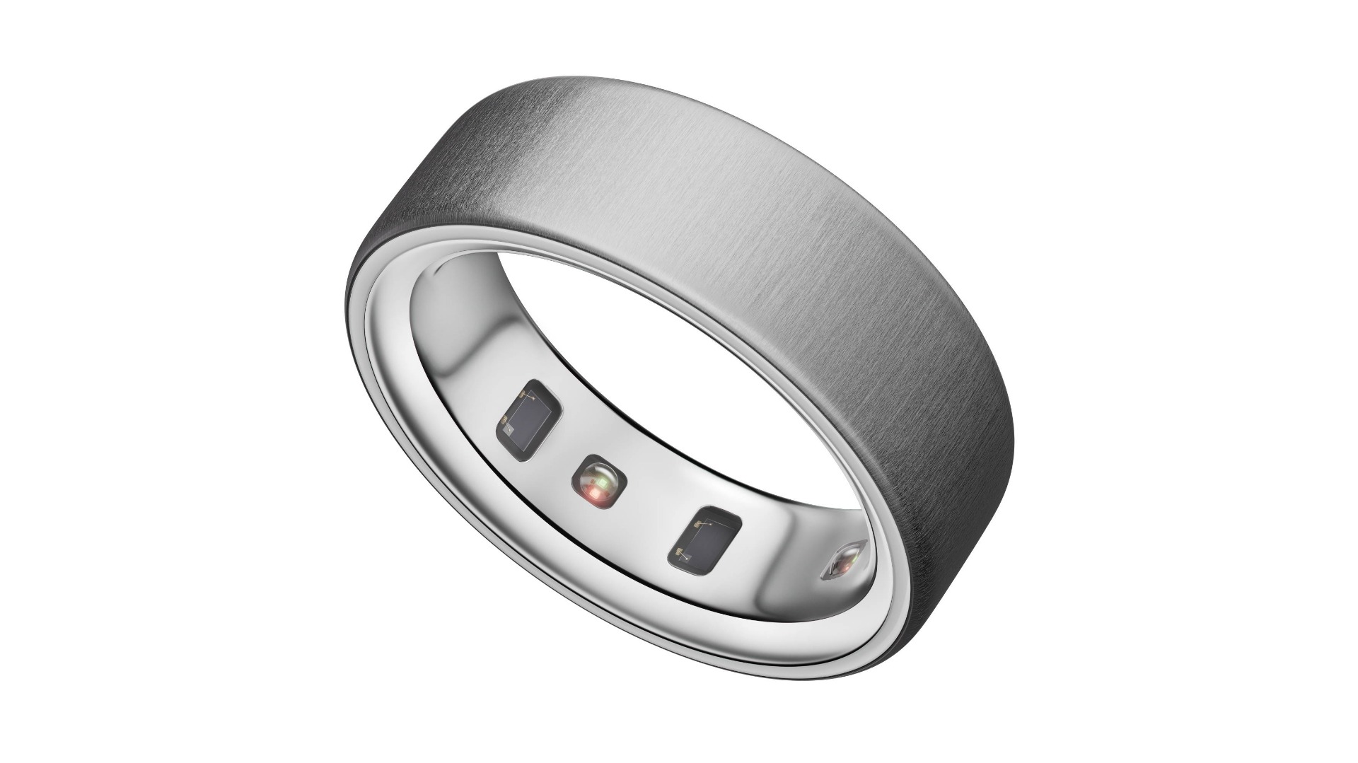 Oura Ring 4 Brushed Silver - Size 6 | Harvey Norman
