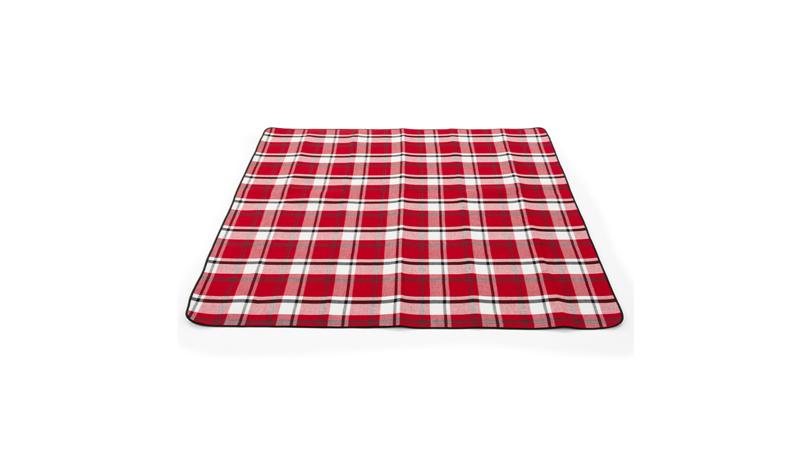 Adivo 2x3m Acrylic Picnic Mat - Red/Black