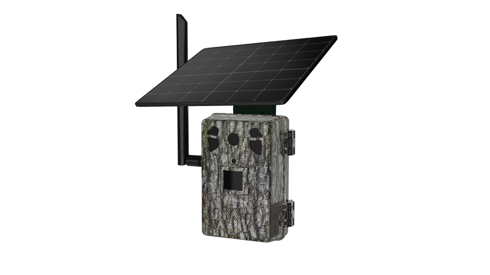 Vimel Solar Panel Battery Powered 2K 4G Farm Security Camera without WiFi 