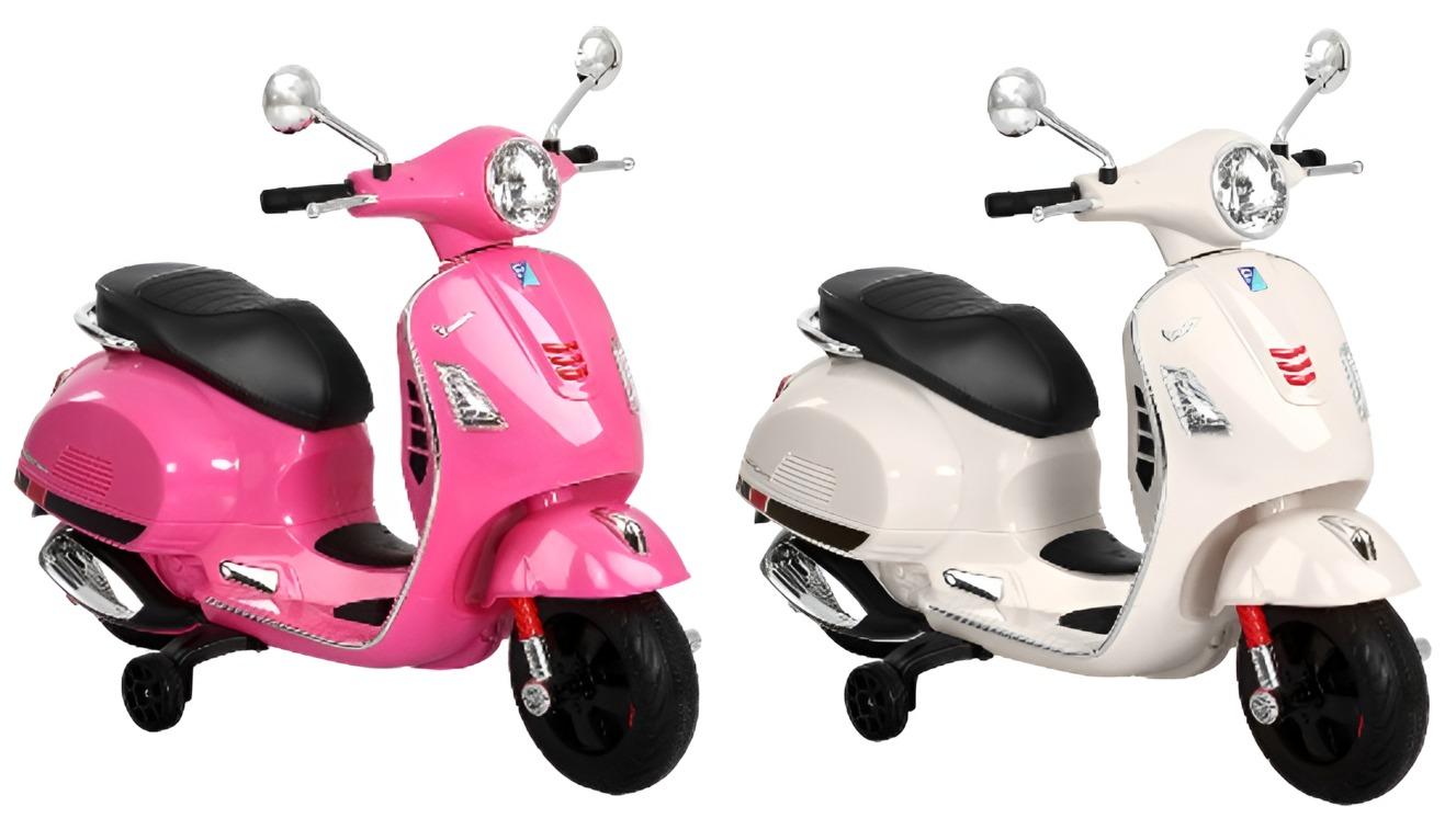 Vespa Electric Ride On Scooter Licensed Kid Toys