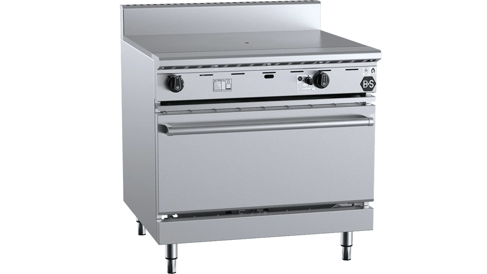 B+S Black LPG Oven with 90cm Target Top 