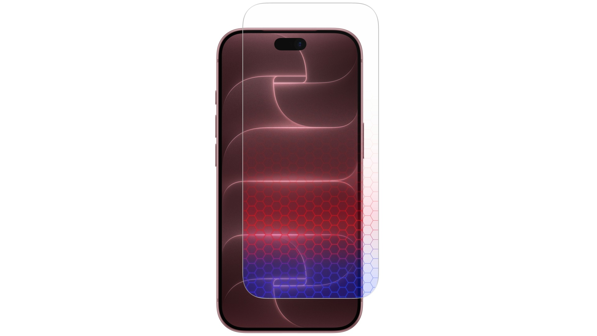 Belkin Titan SmartShield Pro Blue to Red Screen Protector for iPhone 18 Pro