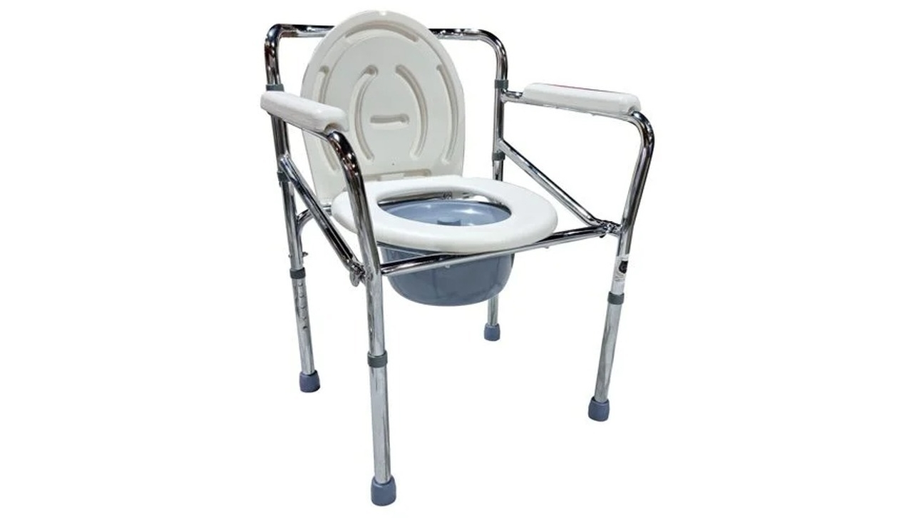 Gilani Engineering Over Toilet Aid Commode Chair with Toilet Seat