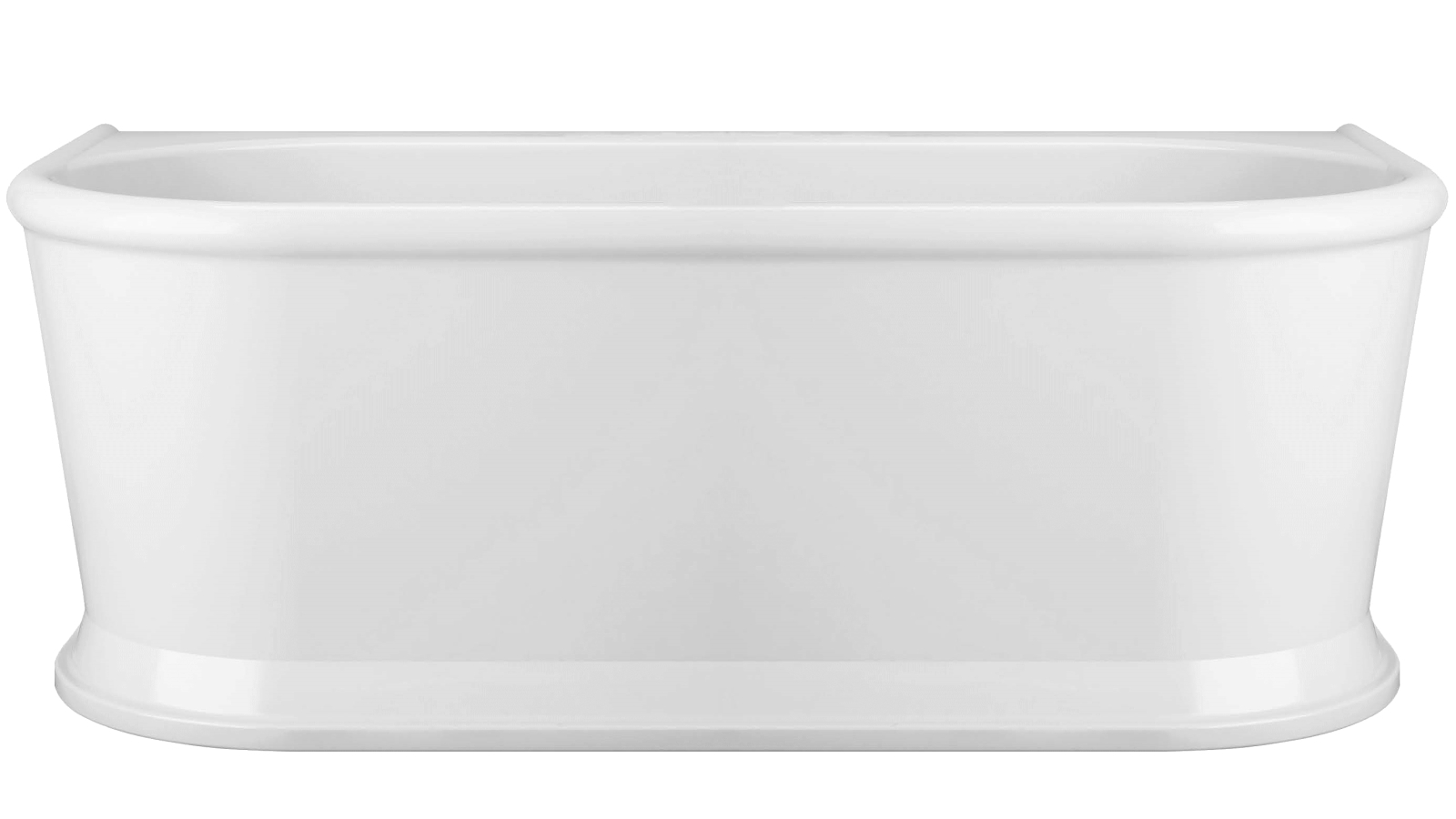 Decina Oxford 1700mm Back To Wall Freestanding Bath Harvey Norman