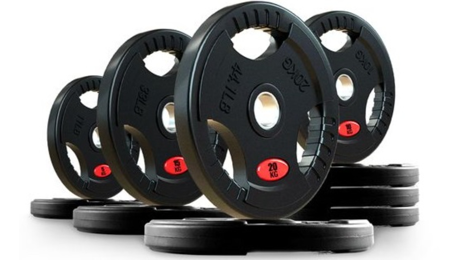 InFit 15kg Bumper Weight Plates - Set of 2