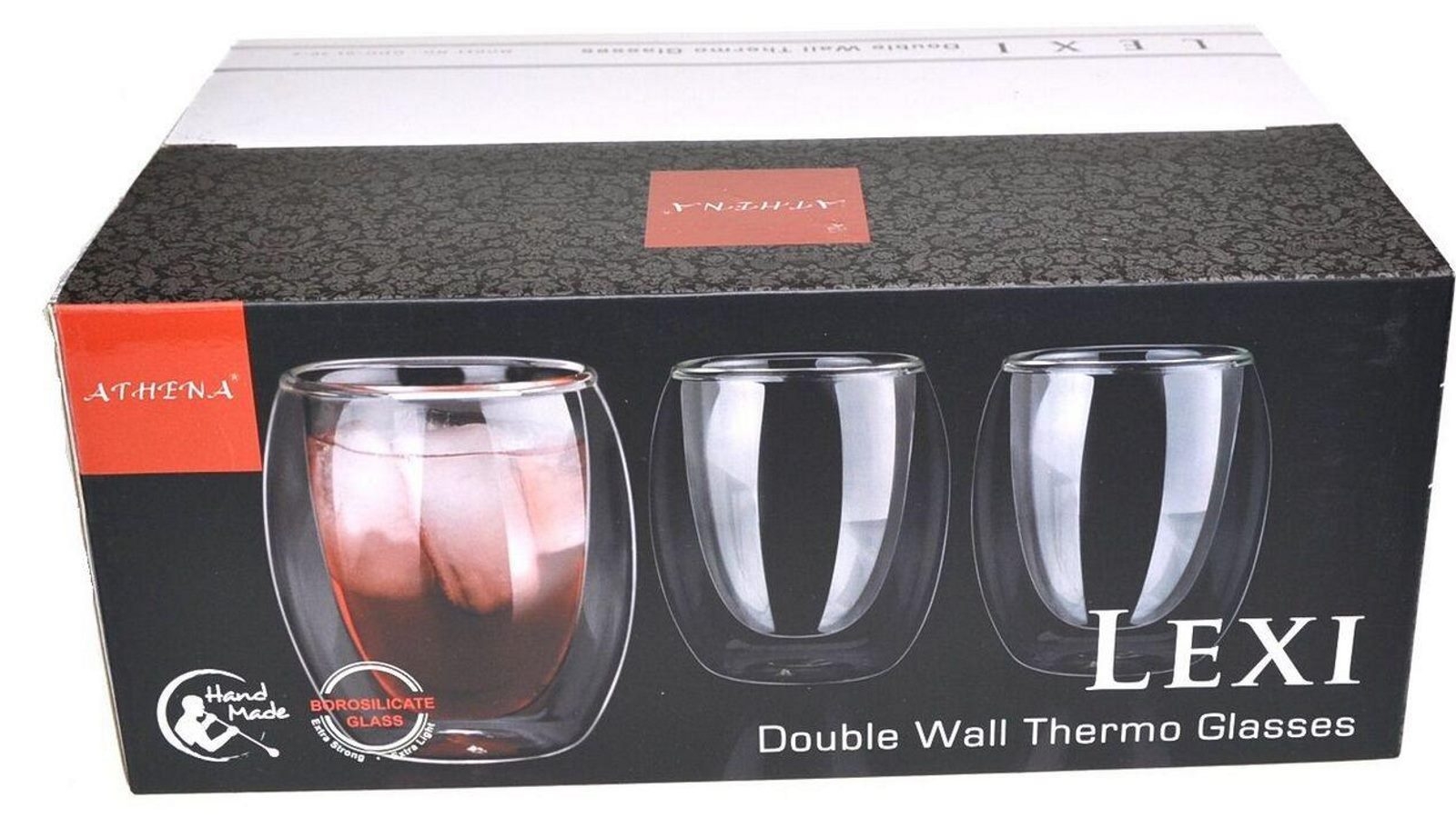 Lexi 300ml Dual Double Wall Espresso Cups Set Of 6 Harvey Norman