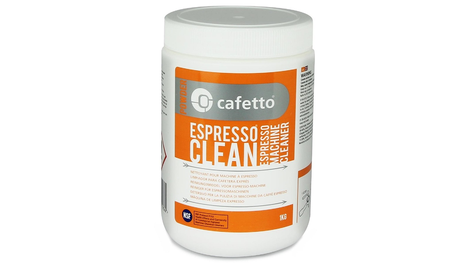 Cafetto 1kg Espresso Clean for Professional Use