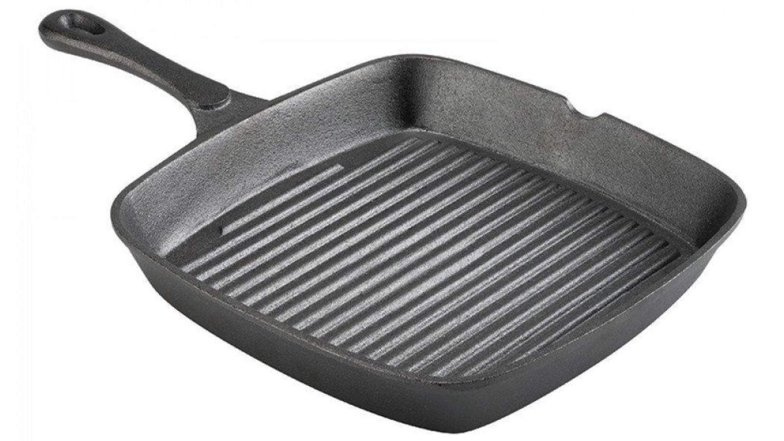 Pyrolux Pyrocast Square Cast Iron Skillet Pan - 25 x 24 x 3.5cm