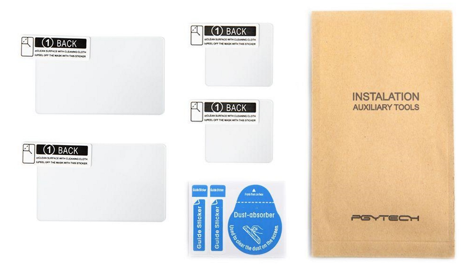 Pgytech Screen Protector Set for OSMO Action Camera