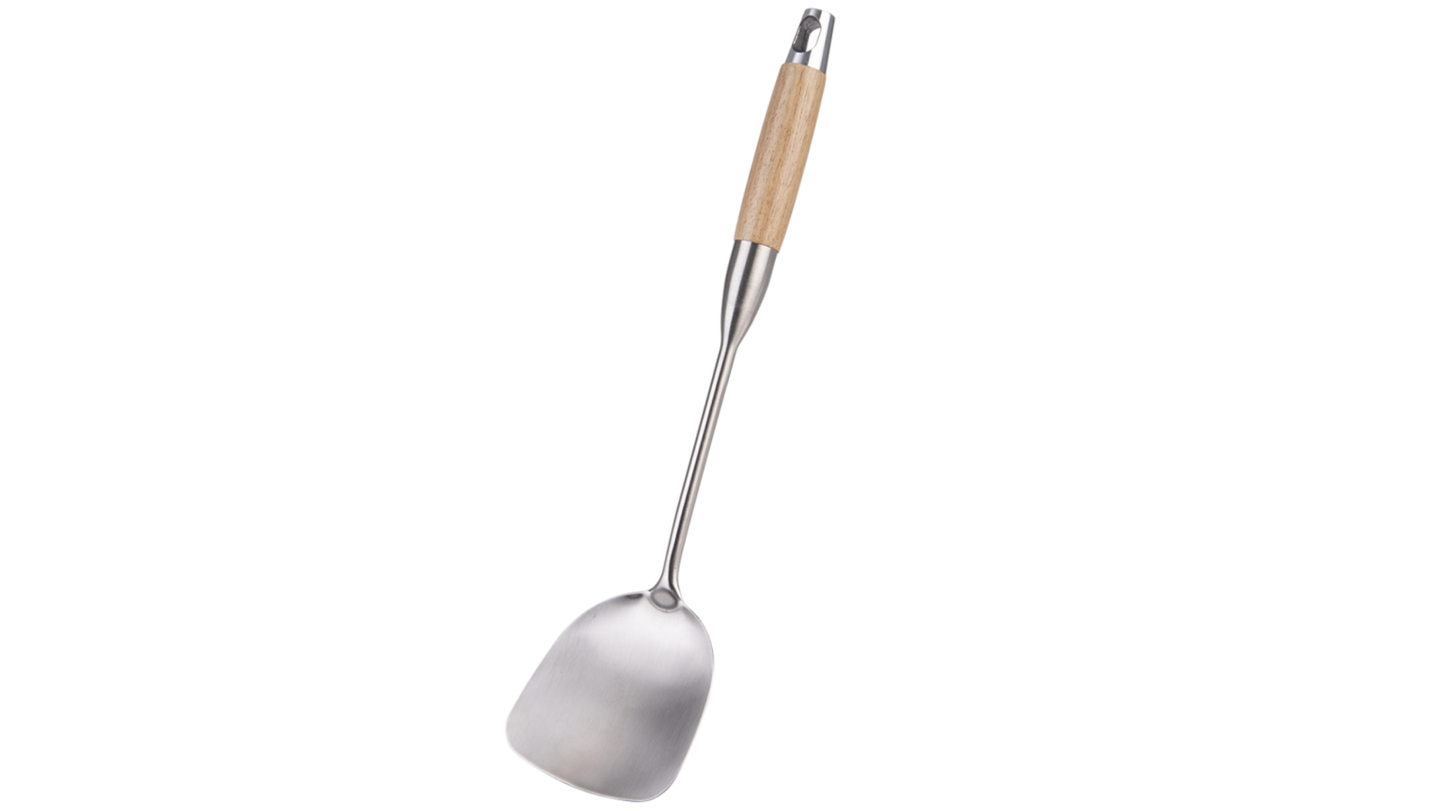 D.Line Stainless Steel Wok Spatula with Beechwood Handle