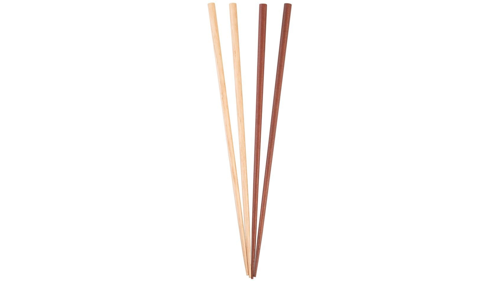 D.Line 30cm Wood Cooking Chopsticks 2-Pair Set